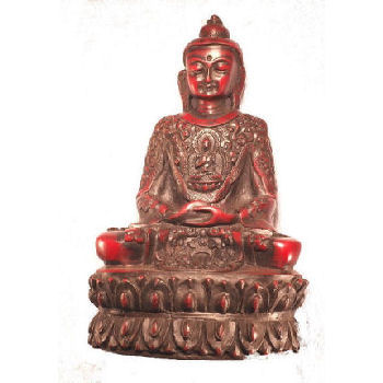 Meditaing Buddha Statue Wood looking RB-161BR